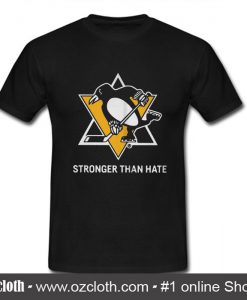 Pittsburgh Penguins Stronger Than Hate T Shirt