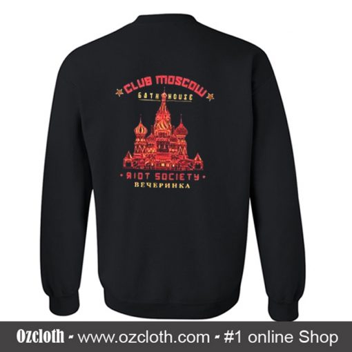 Riot Society Club Moscow Sweatshirts Back