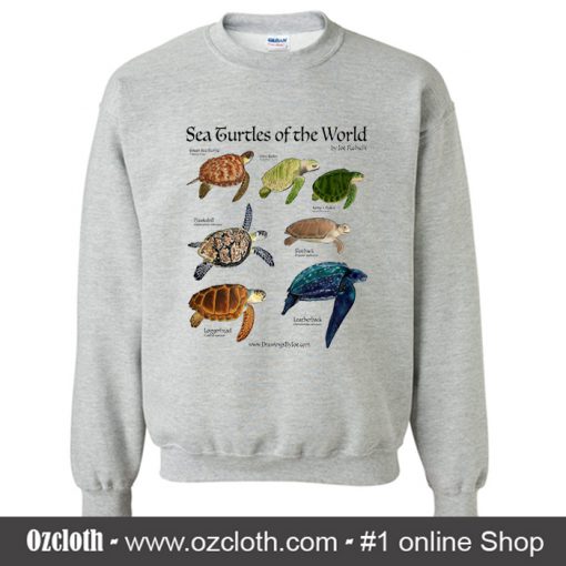 Sea Turtles of The World Sweatshirt