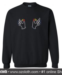 Twin Hand Boobs Sweatshirt