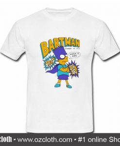 1990 Bootleg Bart Simpson Bartman T Shirt