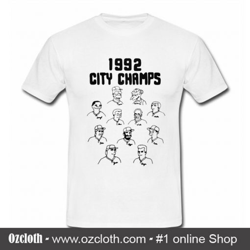1992 City Champs T Shirt