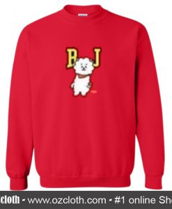 BT21 BJ Font Sweatshirt