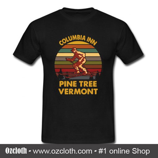 Columbia Inn Pine Tree Vermont T Shirt