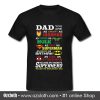 Dad you are smart as Ironman strong as Hulk fast as superman T-shirt