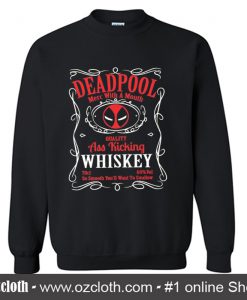 DeadPool Character Mashup Whiskey Sweatshirt