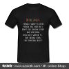 Dear Santa I know I wasn't a good person this Year T Shirt