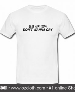 Don't Wanna Cry Seventeen Kpop T-Shirt