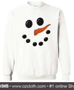 Face Snow Man Christmas Sweatshirt