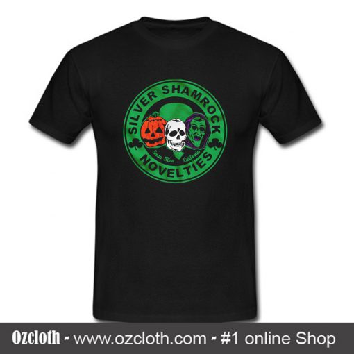 Halloween Silver shamrock novelties T-shirt