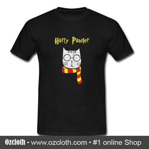 Harry Pawter Cat Harry Potter T Shirt