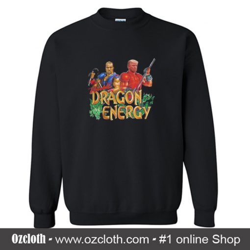 Kanye West and Donald Trump Double Dragon Energy Sweatshirt