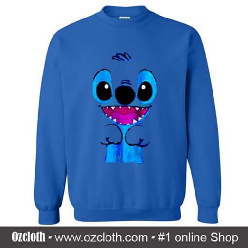 Kawaii Blue lilo Stitch Sweatshirt