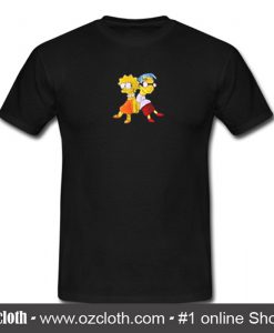 Lisa Simpson And Milhouse Cute T Shirt