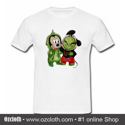 Mickey Mouse and Grinch Are Best Friends T Shirt