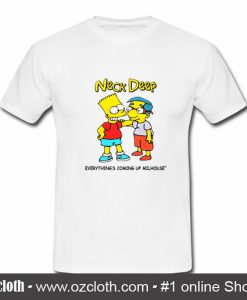 Neck Deep Simpsons T Shirt