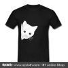 Peeking Cat T Shirt