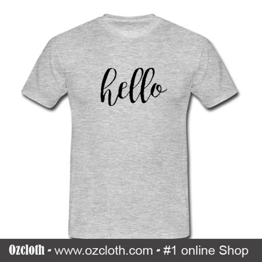 People Tree Organic 'Hello' T-shirt