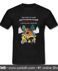 Simpsons Welcome To Camp Quitcherbitchin T Shirt