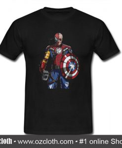 Stan Lee Marvel All Avengers Heroes T Shirt