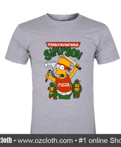 Teenage Mutant Ninja Simpson T Shirt