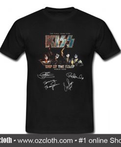 The Final Tour Ever Kiss End Of The Road World Tour T Shirt