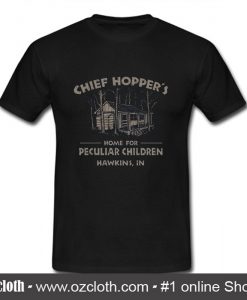 A Strange Home For Children Chief Hopper T Shirt (Oztmu)