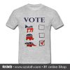 Dinosaur Vote T Shirt (Oztmu)