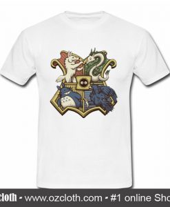 Ghibliwarts Studio Ghibli Harry Potter T Shirt (Oztmu)