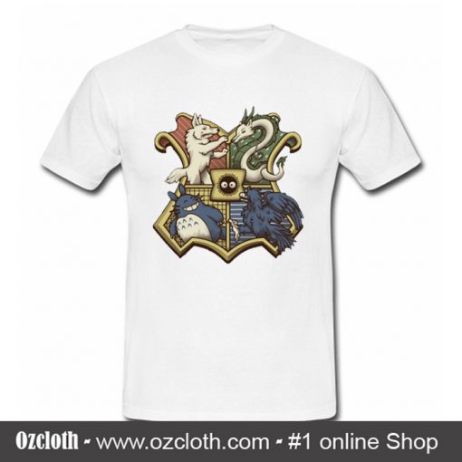 Ghibliwarts Studio Ghibli Harry Potter T Shirt (Oztmu)