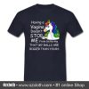 Having Vagina Doesn't Stop Me Unicorn T Shirt (Oztmu)