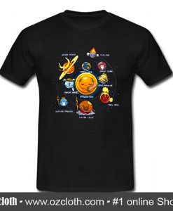 Mythology Solar System T Shirt (Oztmu)