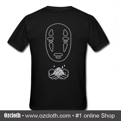 No Face Cute T Shirt Back