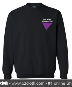 Purple triangle The Next Generation Sweatshirt (Oztmu)