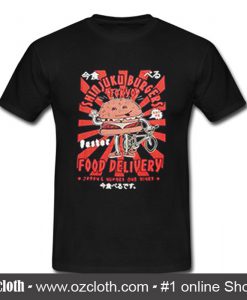 Shinjuku Burger Food Delivery T Shirt (Oztmu)