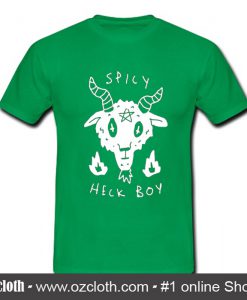 Spicy Heck Boy Satan Baseball T Shirt (Oztmu)