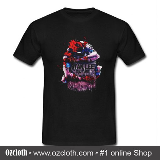 Spiderman Hug RIP Stan Lee T Shirt (Oztmu)