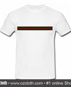 Striped Green And Red T-Shirt (Oztmu)