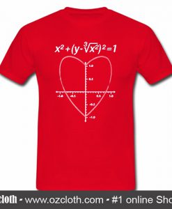 Valentine s Day Love Heart Equation Math T Shirt (Oztmu)