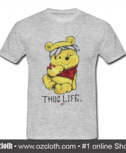 Winnie The Pooh Thug Life T Shirt (Oztmu)