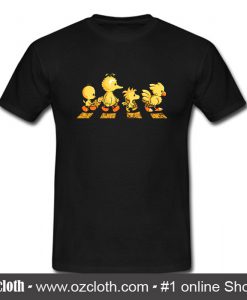 Yellow Birdy Road T Shirt (Oztmu)