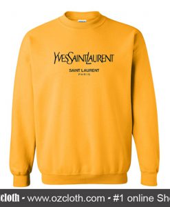 Yvessaintlauren Saint Laurent Paris Sweatshirt (Oztmu)