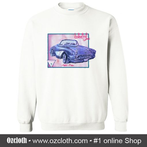 1960 Corvette Convertible Sweatshirt (Oztmu)