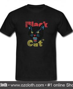 Black Cat T Shirt (Oztmu)