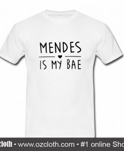 Carlie Mendes is My BAE Letter Print T Shirt (Oztmu)