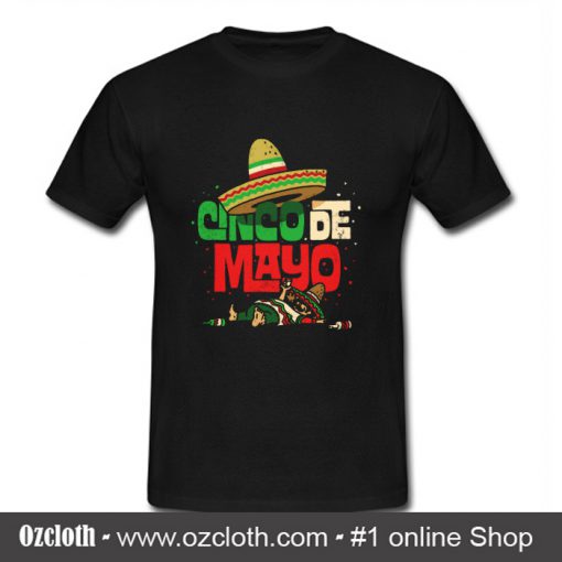 Cinco de Mayo Mexican Sombrero T Shirt (Oztmu)