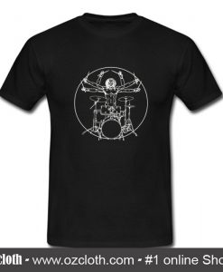 Da Vinci Drums T Shirt (Oztmu)