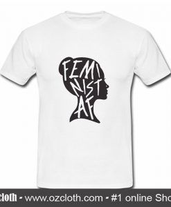 Feminist AF Silhouette T Shirt (Oztmu)