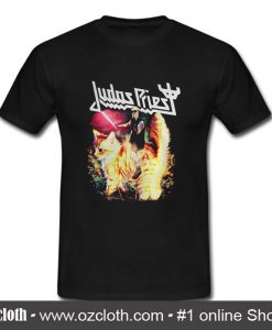 Judas Priest riding cat Star War T Shirt (Oztmu)