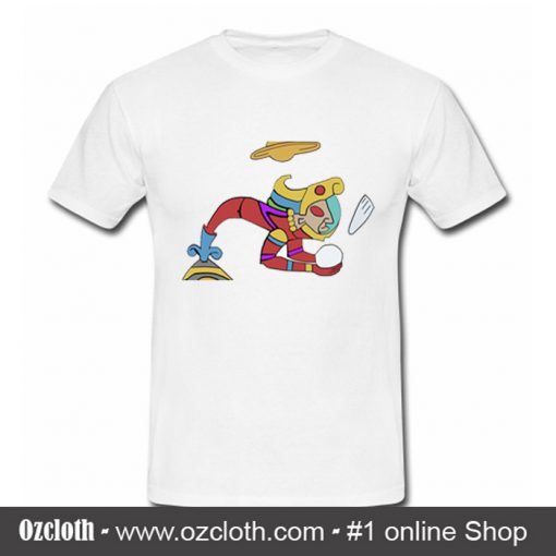 Mayan Alien Astronaut T Shirt (Oztmu)